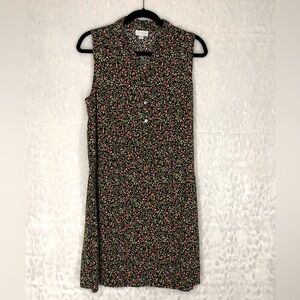 J. Jill Sleeveless Dress Floral casual conservative Medium Petite Spring Floral
